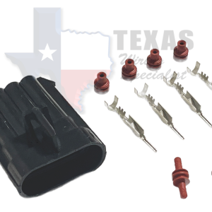 ALTERNATOR 4-PIN MALE CONNECTOR KIT