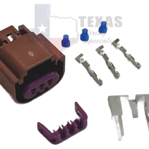 FUEL COMPOSITION BROWN 3-PIN CONNECTOR KIT